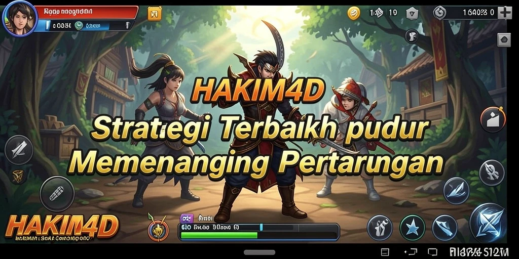 Tangkapan layar HAKIM4D menampilkan aksi strategis yang mendebarkan.